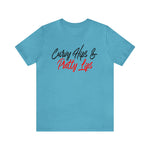 Curvy Hips & Pretty Lips statement T-Shirt/  Unisex Short Sleeve Tee