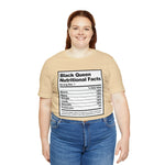Black Queen Nutritional Facts T-Shirt