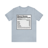 Black Queen Nutritional Facts T-Shirt