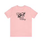 Bee Happy Positivity Shirt  Unisex Short Sleeve Tee