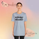 Whiskey Weather Holidays Crew Cotton Blend Shirt