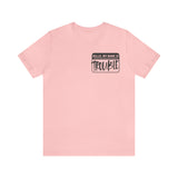 Hello My name is Trouble Unisex Short Sleeve Tee