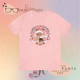 Tis the season for conchas and champurrados Santa Holidays Crew Cotton Blend Shirt