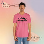 Whiskey Weather Holidays Crew Cotton Blend Shirt