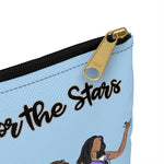 Sky Blue- Reach for the Stars SGS 2023 Canvas Planner Pouch