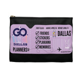Official Go Wild 2024 Boarding Pass Planner Pouch: Black