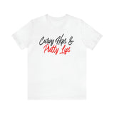 Curvy Hips & Pretty Lips statement T-Shirt/  Unisex Short Sleeve Tee