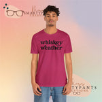 Whiskey Weather Holidays Crew Cotton Blend Shirt