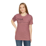 Periodt Definition Saying Unisex  Short Sleeve Tee
