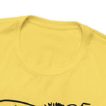 Bee Happy Positivity Shirt  Unisex Short Sleeve Tee