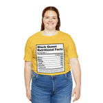 Black Queen Nutritional Facts T-Shirt