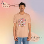 Tis the season for conchas and champurrados Santa Holidays Crew Cotton Blend Shirt