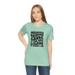 Somewhere between Knuck if you buck and Praise unisex t-shirt