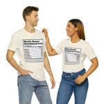 Black Queen Nutritional Facts T-Shirt