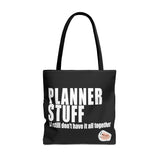 Planner Stuff All Purpose  Canvas Tote Bag