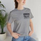 Hello My name is Trouble Unisex Short Sleeve Tee