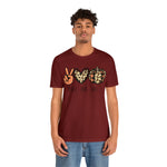 Peace Love Fall Unisex Short Sleeve Tee