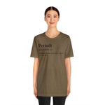 Periodt Definition Saying Unisex  Short Sleeve Tee