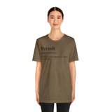 Periodt Definition Saying Unisex  Short Sleeve Tee