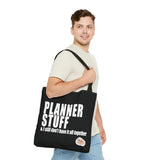 Planner Stuff All Purpose  Canvas Tote Bag