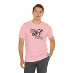 Bee Happy Positivity Shirt  Unisex Short Sleeve Tee