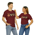 Peace Love Fall Unisex Short Sleeve Tee