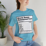 Black Queen Nutritional Facts T-Shirt