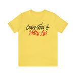 Curvy Hips & Pretty Lips statement T-Shirt/  Unisex Short Sleeve Tee