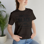 Pretty Black and Educated Unisex  Short Sleeve Tee