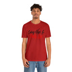 Curvy Hips & Pretty Lips statement T-Shirt/  Unisex Short Sleeve Tee