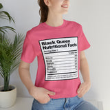 Black Queen Nutritional Facts T-Shirt