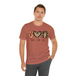 Peace Love Fall Unisex Short Sleeve Tee