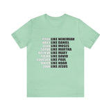 Pray Like Nehemiah Cotton Short Sleeve Shirt