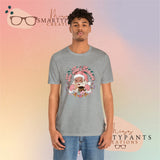 Tis the season for conchas and champurrados Santa Holidays Crew Cotton Blend Shirt