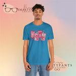 Cafecitos, Concha’s y Amor Valentines Day Cotton Blend Shirt