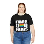 FREE DAD HUGS PRIDE CELEBRATION Unisex Short Sleeve Tee