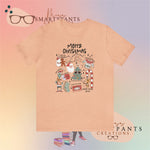 Merry Christmas Holiday Bucket List Crew Cotton Blend Shirt