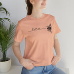 Let It Be Positivity Shirt  Unisex Short Sleeve Tee