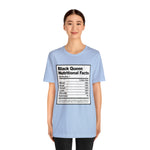 Black Queen Nutritional Facts T-Shirt