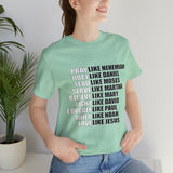 Pray Like Nehemiah Cotton Short Sleeve Shirt
