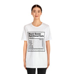 Black Queen Nutritional Facts T-Shirt