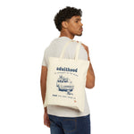 Adulthood Worst Hood Vintage Raccoon Eco-Cotton Tote Bag