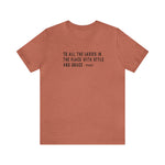 Let It Be Positivity Shirt  Unisex Short Sleeve Tee