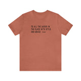Let It Be Positivity Shirt  Unisex Short Sleeve Tee