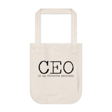 CEO is my favorite position cotton tote bag