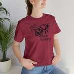 Bee Happy Positivity Shirt  Unisex Short Sleeve Tee
