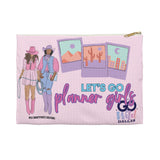 Official Go Wild 2024 Let's go Go Planner Girls Planner Pouch: Pink Western