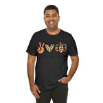 Peace Love Fall Unisex Short Sleeve Tee