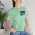 Hello My name is Trouble Unisex Short Sleeve Tee