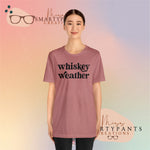 Whiskey Weather Holidays Crew Cotton Blend Shirt